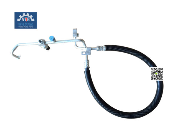DZ14251845004  蒸發器進管  Evaporator inlet pipe  SHACMAN  X3000  Truck air conditioning system parts