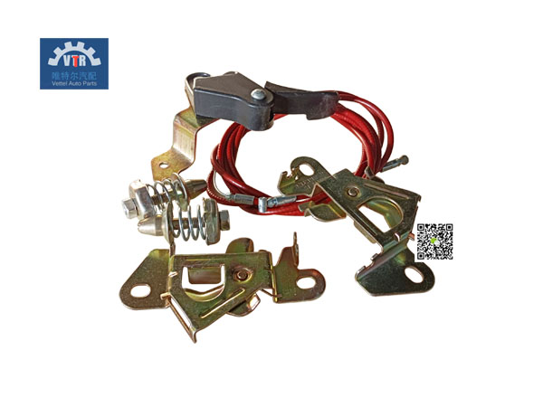 MZS-XLBF3  面罩鎖總成  Mask lock assembly  SHACMAN  F3000  Cab radiator mask parts